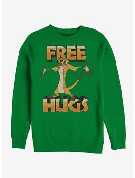 Lion King Timon Free Hugs Sweatshirt, , hi-res