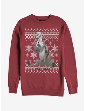 Frozen Ugly Christmas Sweater Friends Girls Sweatshirt, , hi-res