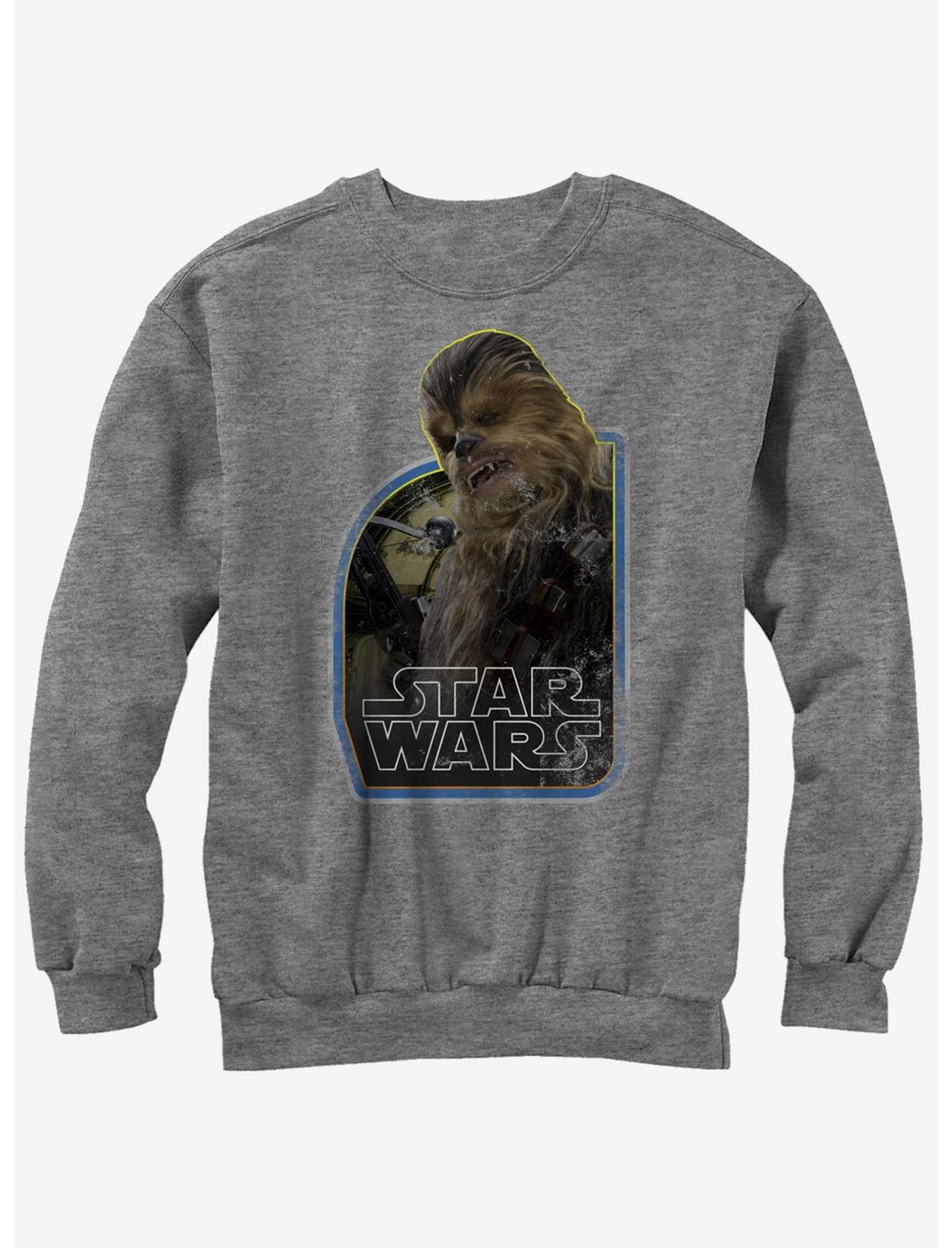 Star Wars Vintage Chewbacca Sweatshirt, ATH HTR, hi-res