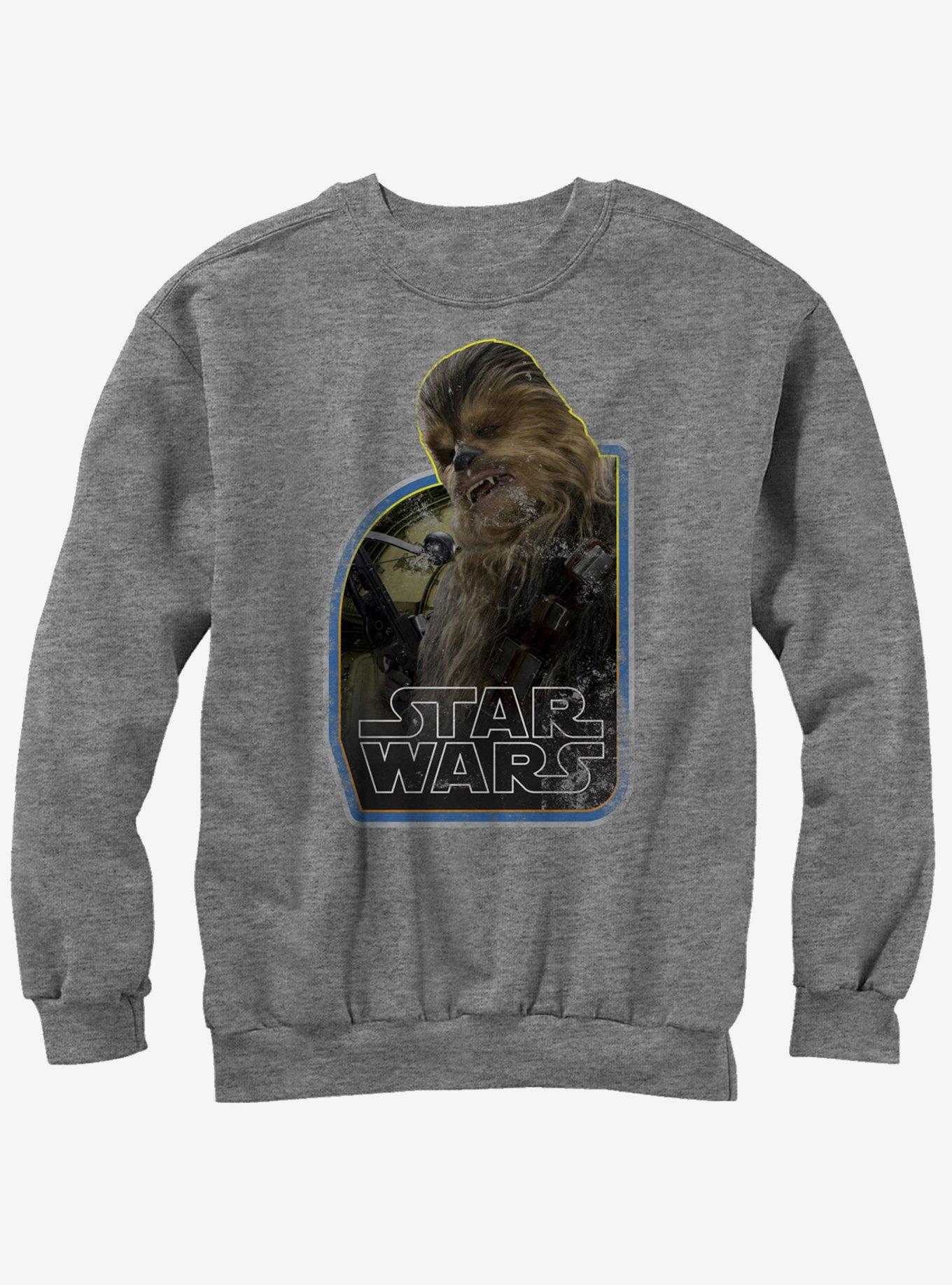 Star Wars Vintage Chewbacca Sweatshirt, ATH HTR, hi-res