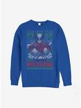 Marvel X-Men Wolverine Ugly Christmas Sweater Sweatshirt, ROYAL, hi-res