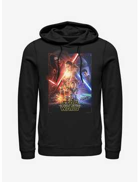 Star Wars Episode VII The Force Awakens Movie Poster Hoodie, , hi-res