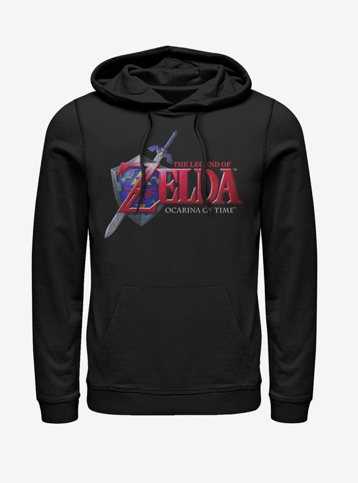 Nintendo Legend of Zelda Ocarina of Time Hoodie, BLACK, hi-res