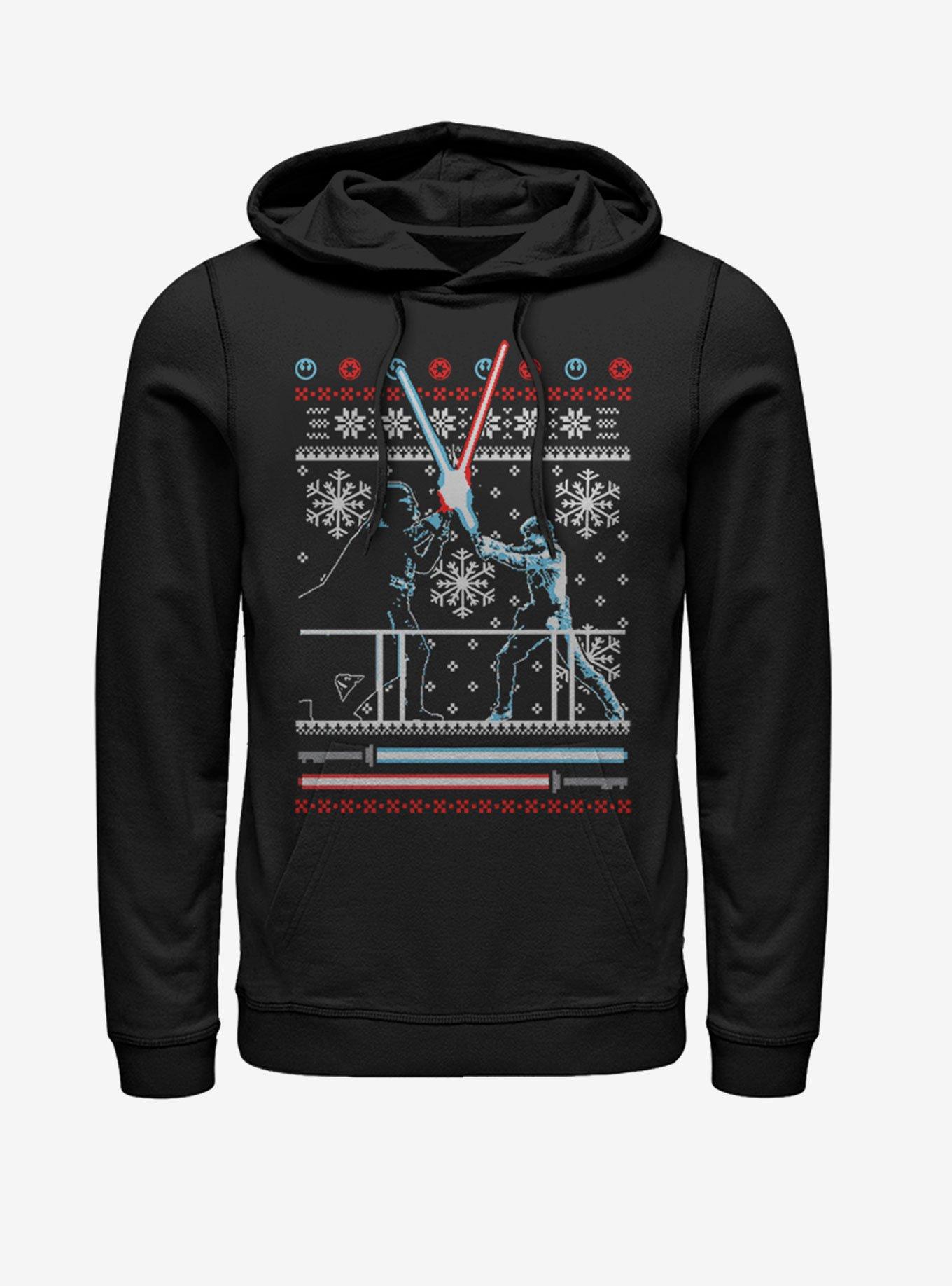 Star Wars Ugly Christmas Sweater Duel Hoodie, , hi-res