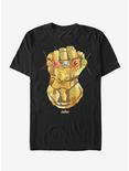 Marvel Avengers: Infinity War Geometric Gauntlet T-Shirt, BLACK, hi-res