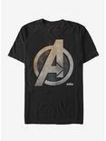Marvel Avengers: Infinity War Metal Logo T-Shirt, BLACK, hi-res