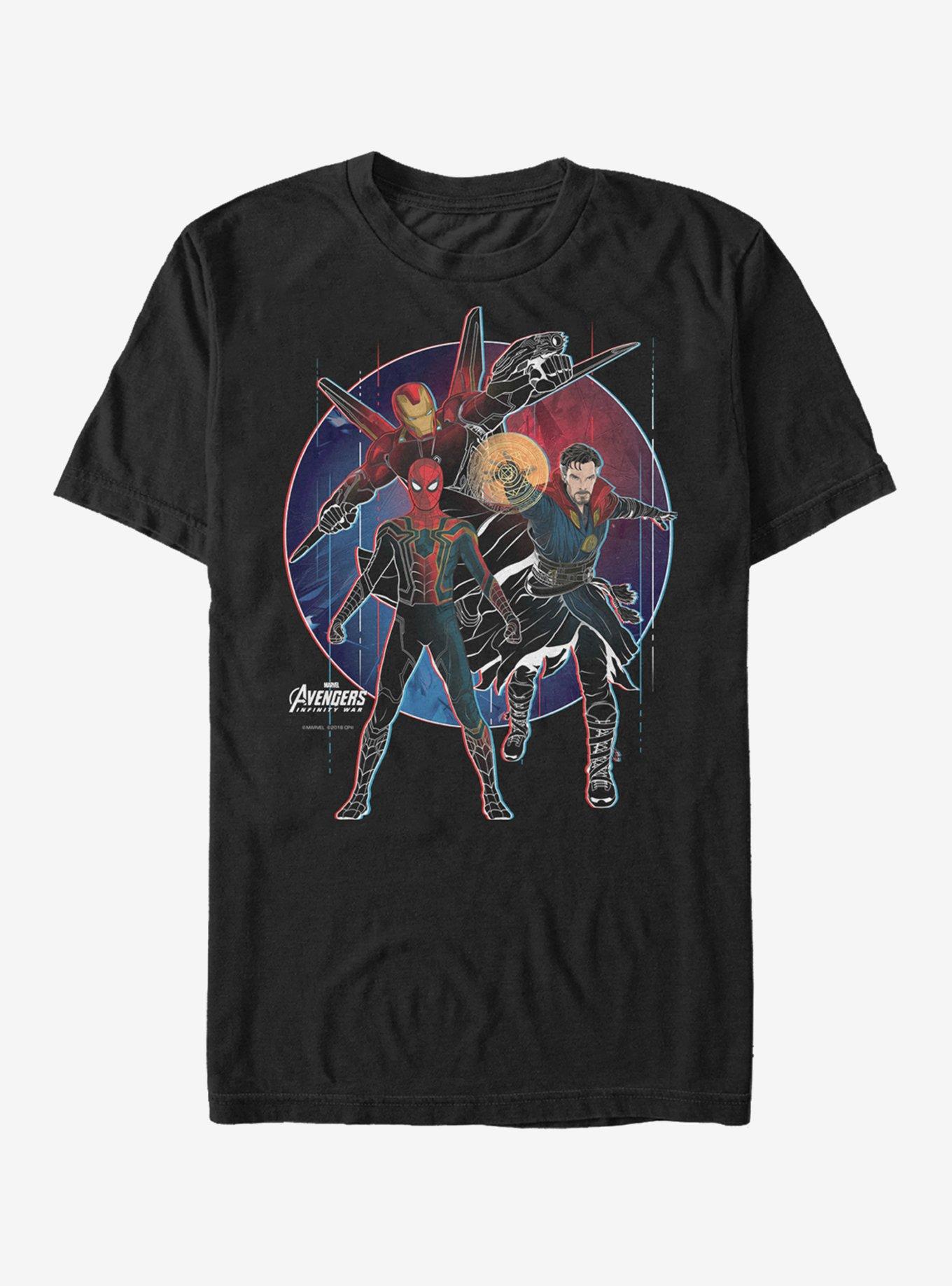 Spider man infinity store war t shirt