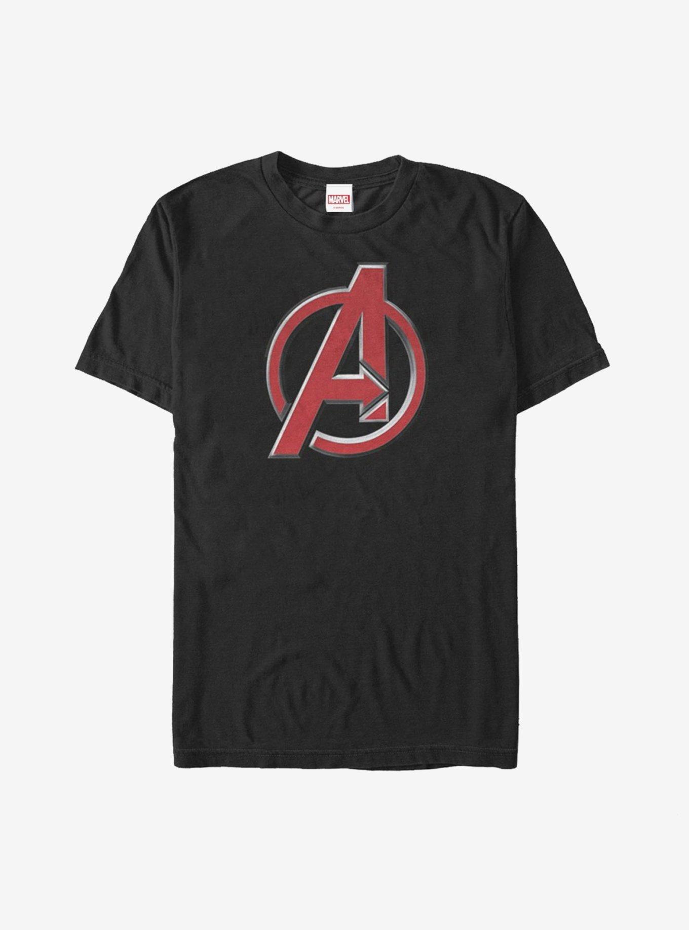 Marvel Avengers Classic Emblem T-Shirt, BLACK, hi-res