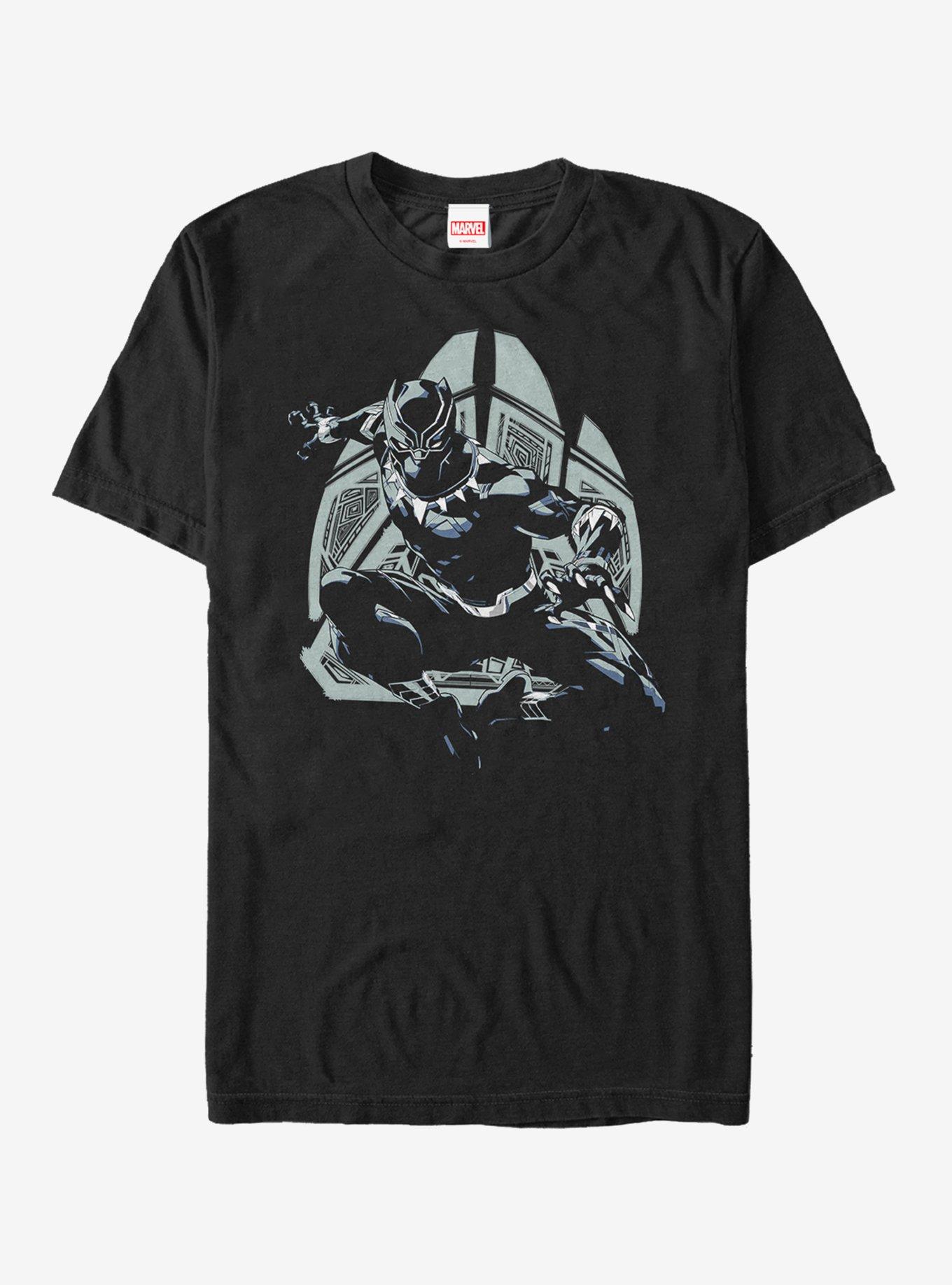 Marvel Black Panther Decorative Pattern T-Shirt, , hi-res