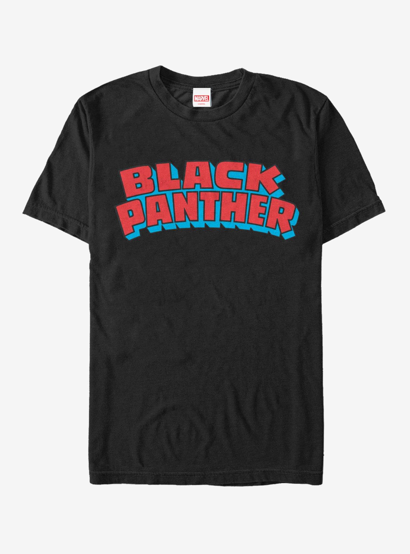 Marvel Black Panther Retro Logo T-Shirt, , hi-res