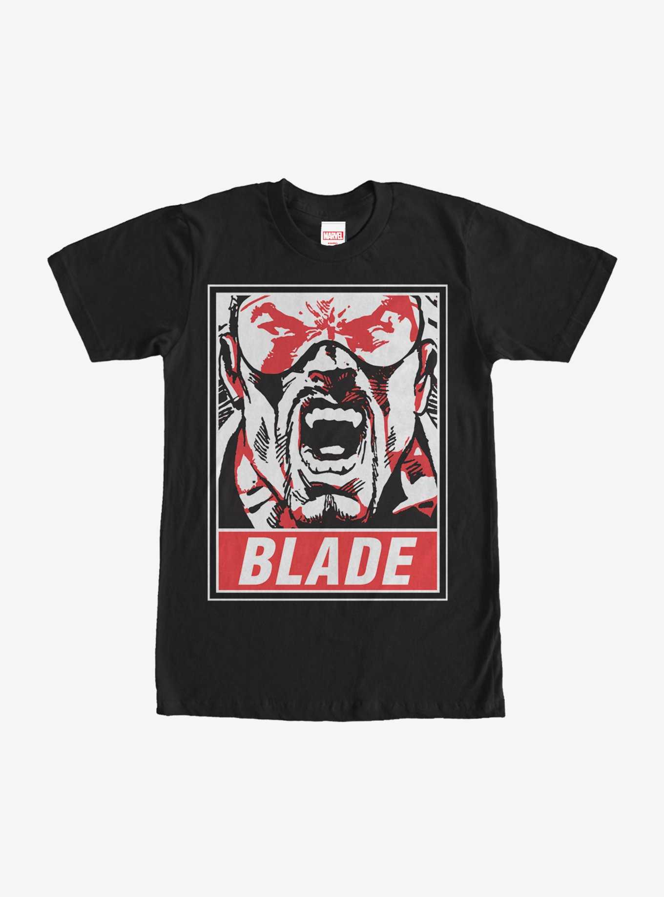 Marvel Blade Poster T-Shirt, , hi-res