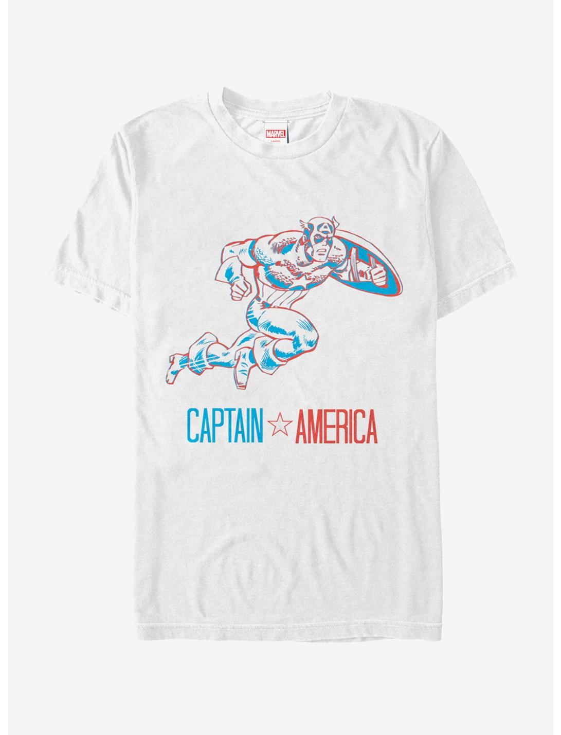 Marvel Captain America Patriotic T-Shirt, WHITE, hi-res