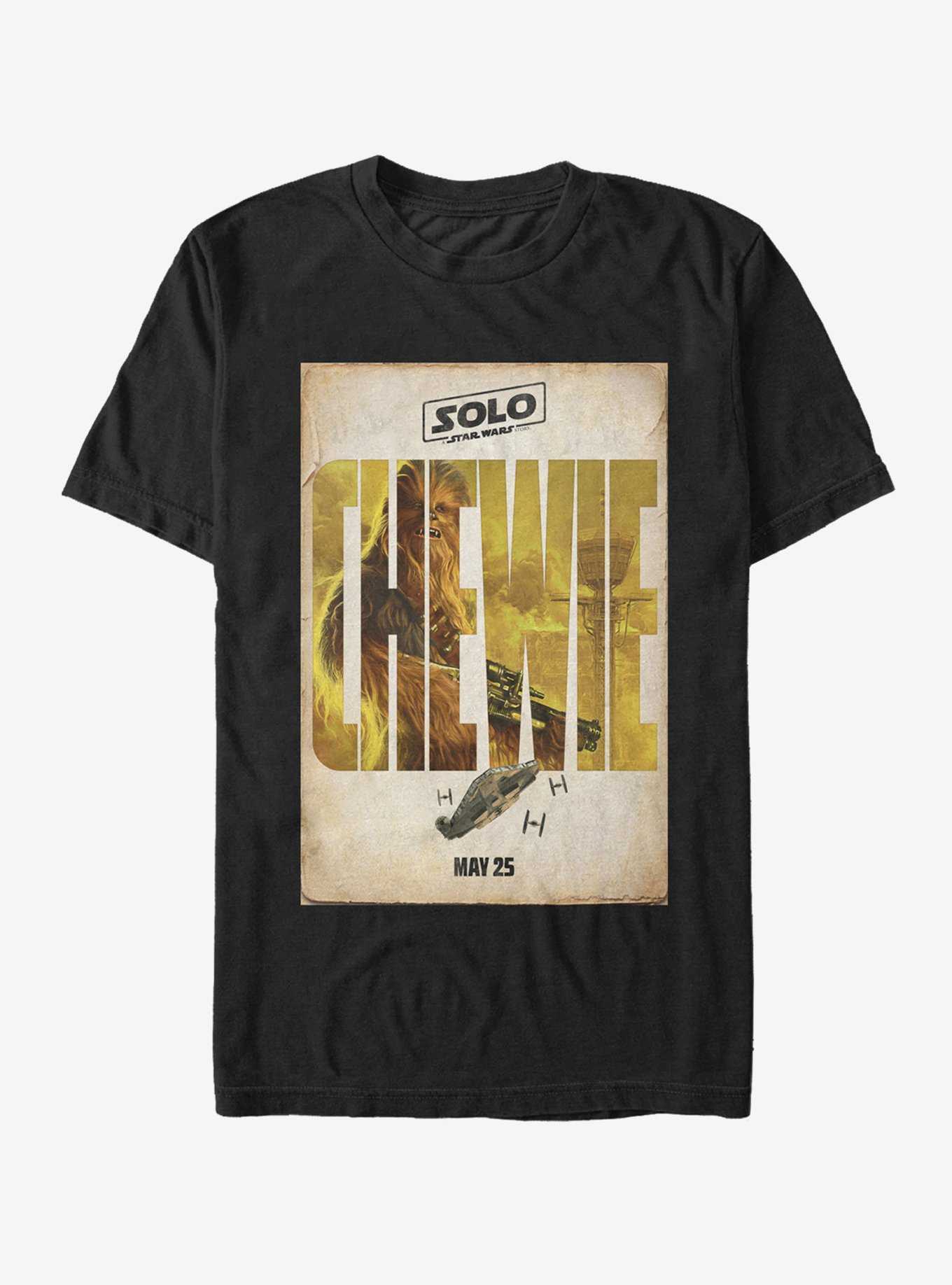 Star Wars Solo A Star Wars Story Chewie Movie Poster T-Shirt, , hi-res