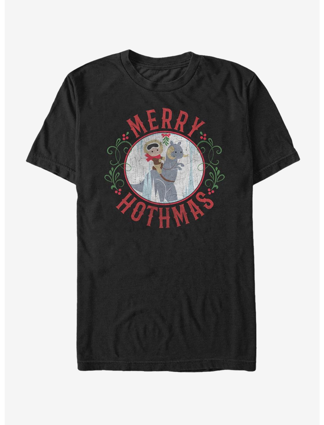 Plus Size Star Wars Christmas Merry Hothmas T-Shirt, BLACK, hi-res