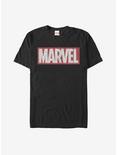 Marvel Classic Distressed Logo T-Shirt, BLACK, hi-res