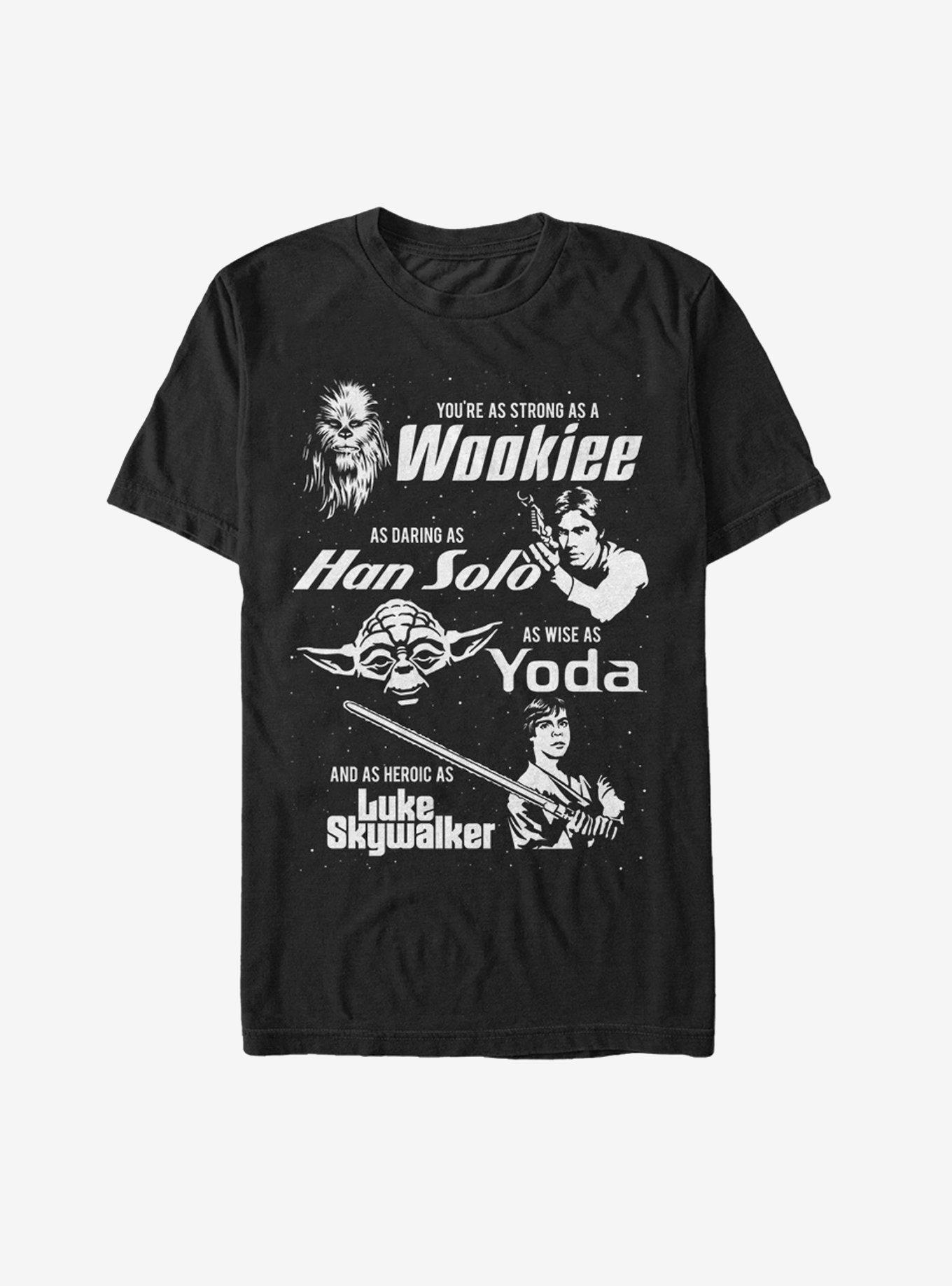 Star Wars Dad Qualities T-Shirt, BLACK, hi-res