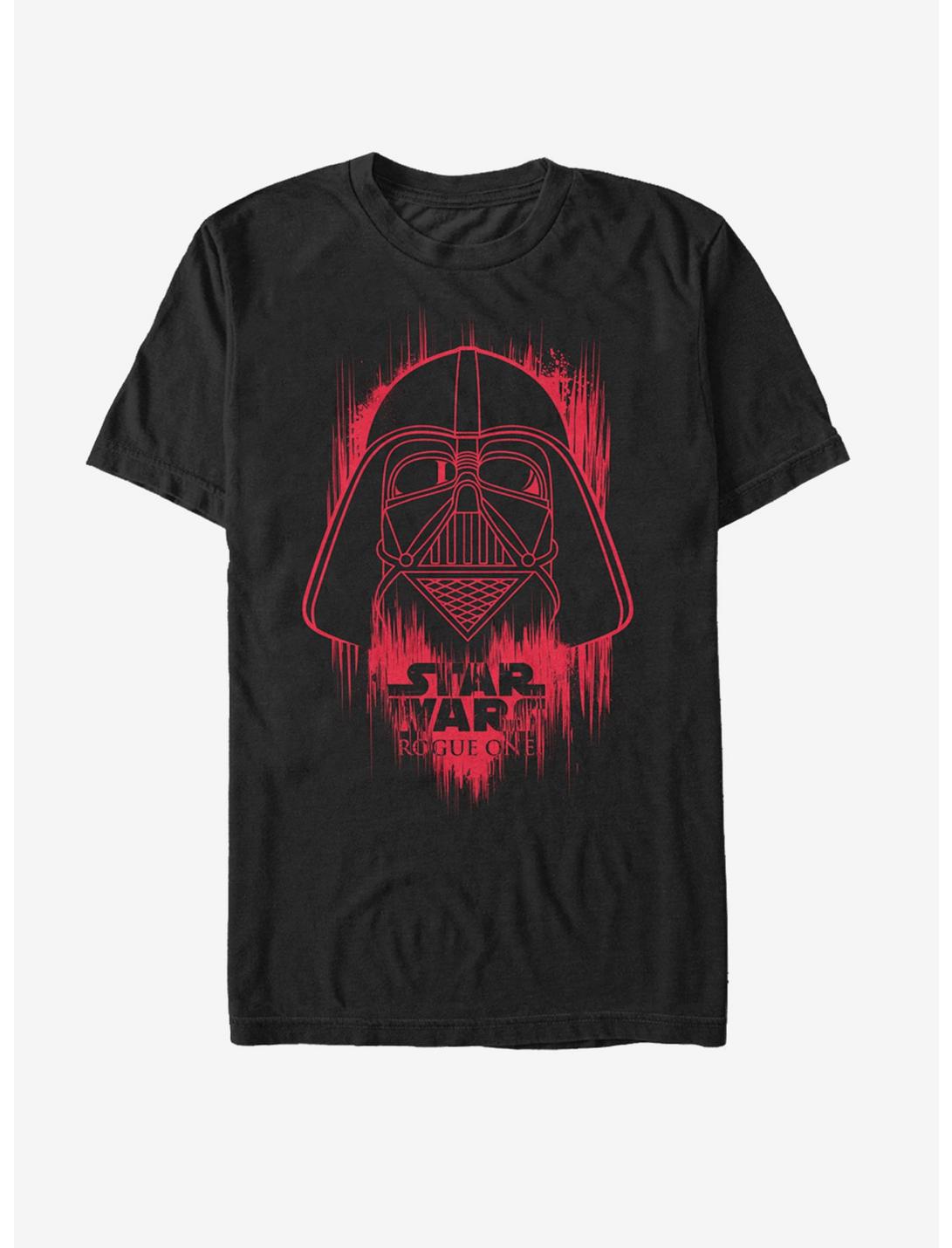 Star Wars Darth Vader Helmet Spray Paint T-Shirt, BLACK, hi-res
