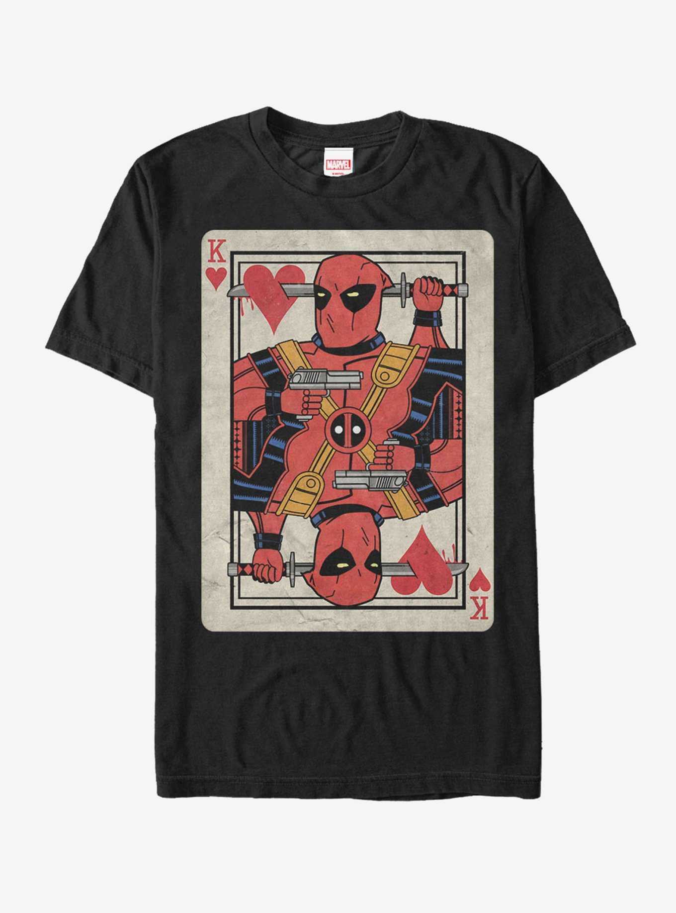 Marvel Deadpool King Of Hearts T-Shirt, , hi-res