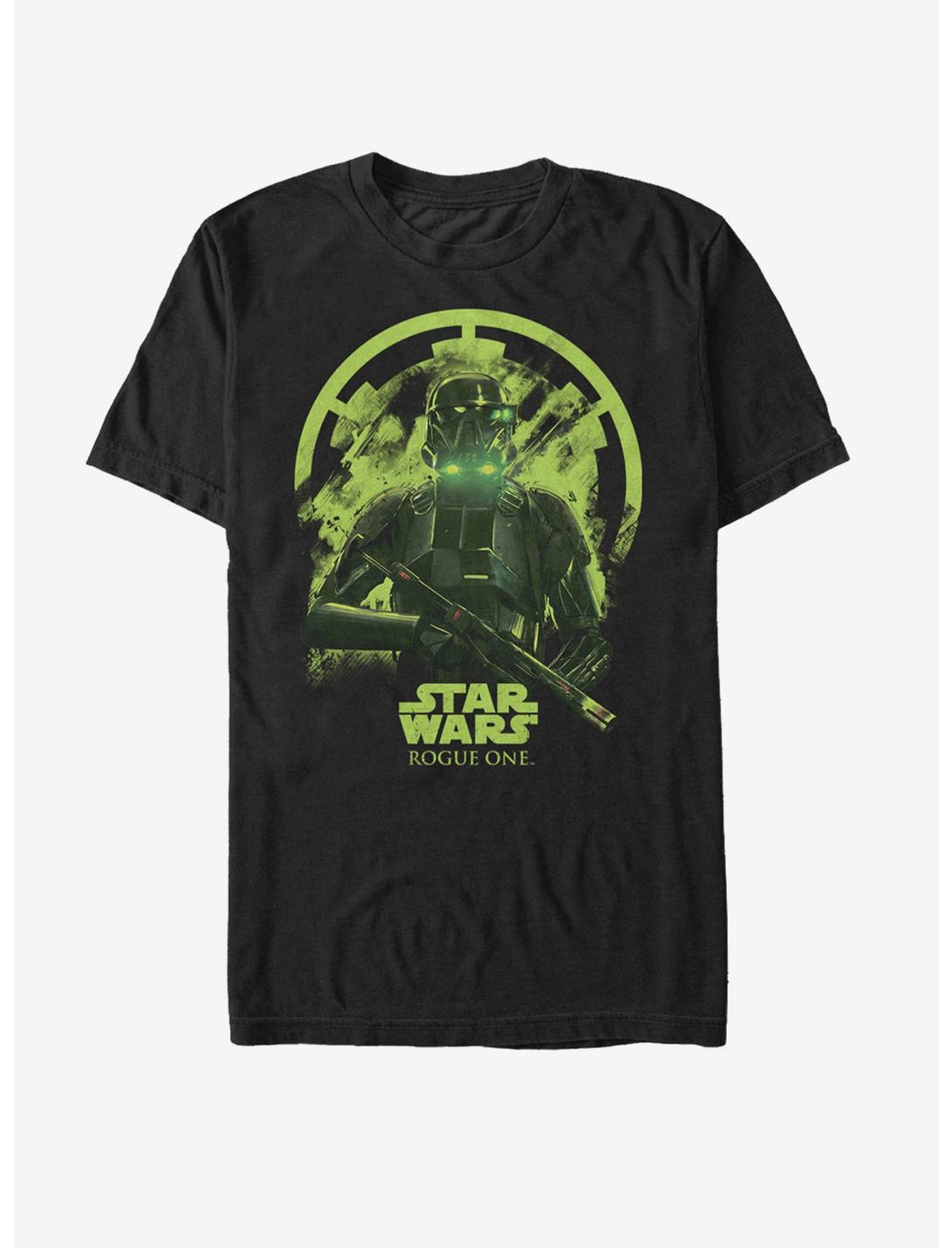 Star Wars Death Trooper Deathly Glow Print T-Shirt, BLACK, hi-res