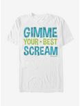 Monsters Inc. Gimme Your Best Scream T-Shirt, WHITE, hi-res