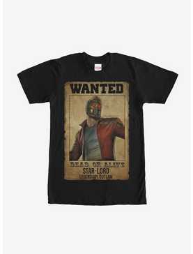 Marvel Guardians of the Galaxy Star-Lord Wanted Poster T-Shirt, , hi-res