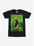 Plus Size Marvel Iron Fist Skyline T-Shirt, BLACK, hi-res