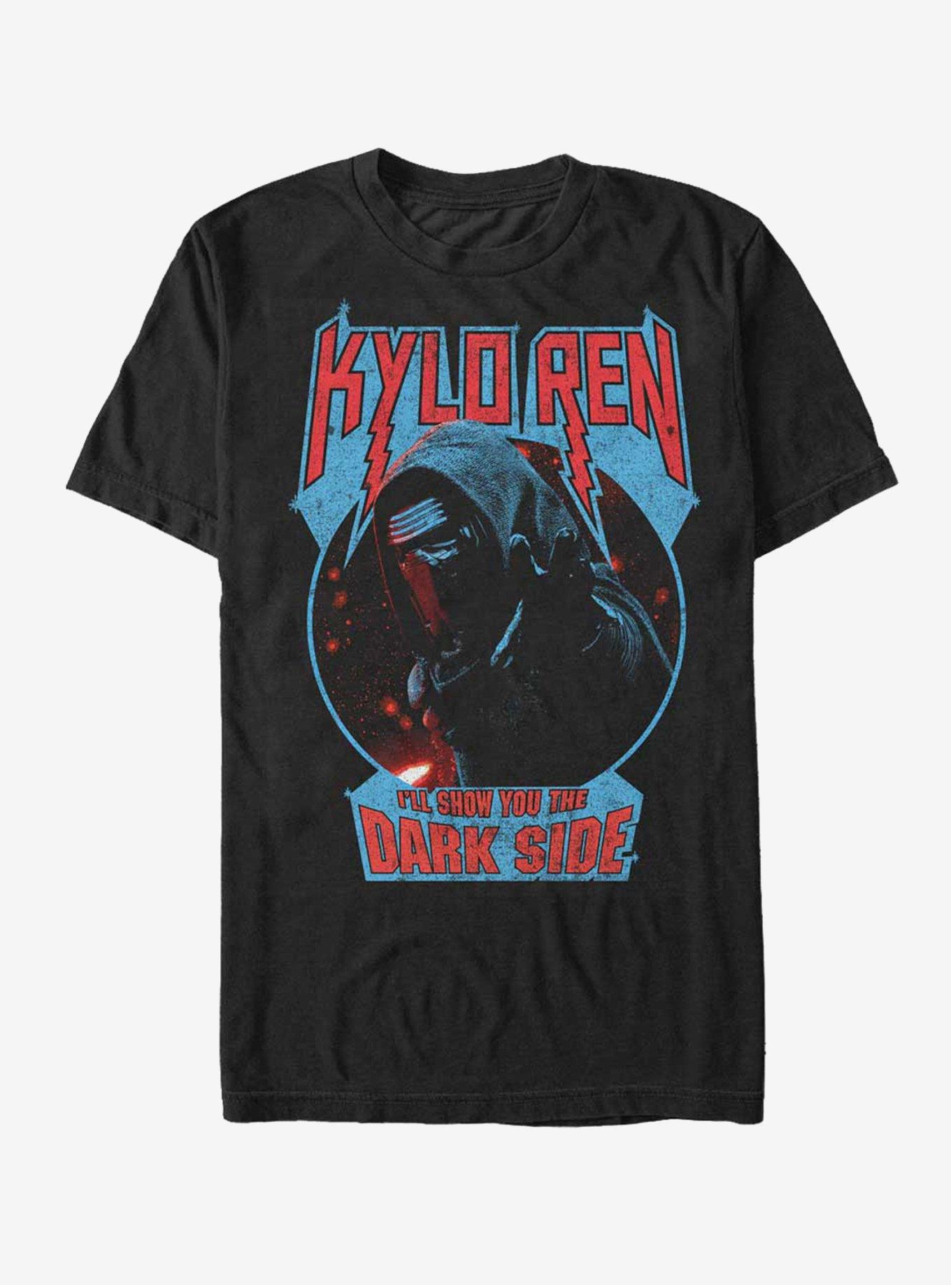 Star Wars Kylo Ren Show Dark Side T-Shirt, BLACK, hi-res
