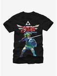 Nintendo Legend of Zelda Swordsman T-Shirt, BLACK, hi-res