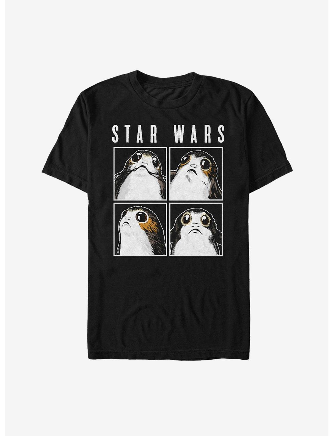 Star Wars Porg Box T-Shirt, BLACK, hi-res