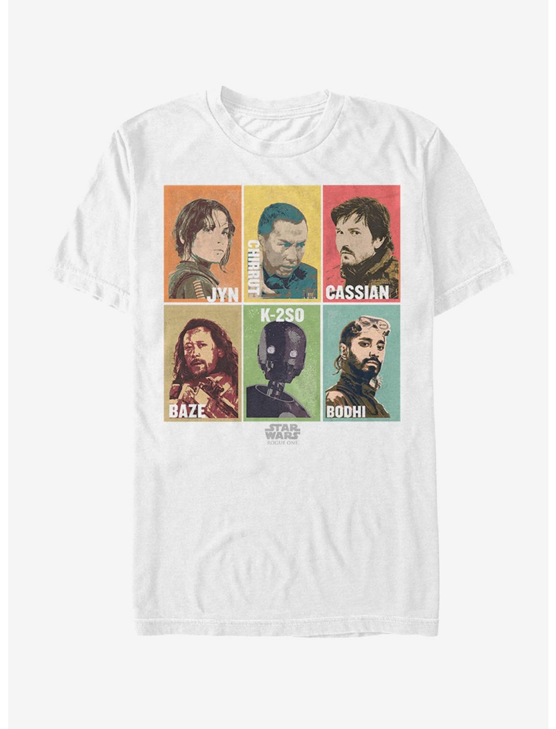 Star Wars Rebellion Panels T-Shirt, WHITE, hi-res