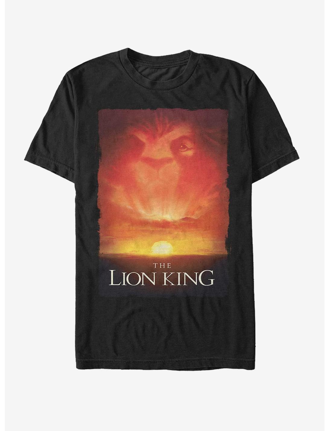 Lion King Savannah Sunset T-Shirt, BLACK, hi-res