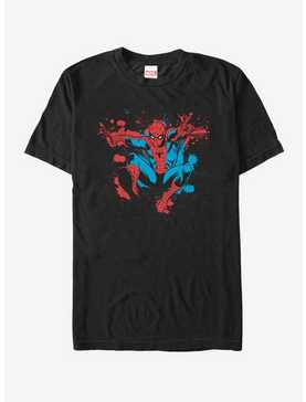 Marvel Spider-Man Paint Splatter Jump T-Shirt, , hi-res