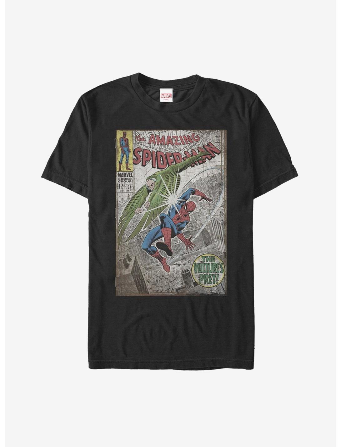 Marvel Spider-Man Vulture's Prey T-Shirt, BLACK, hi-res