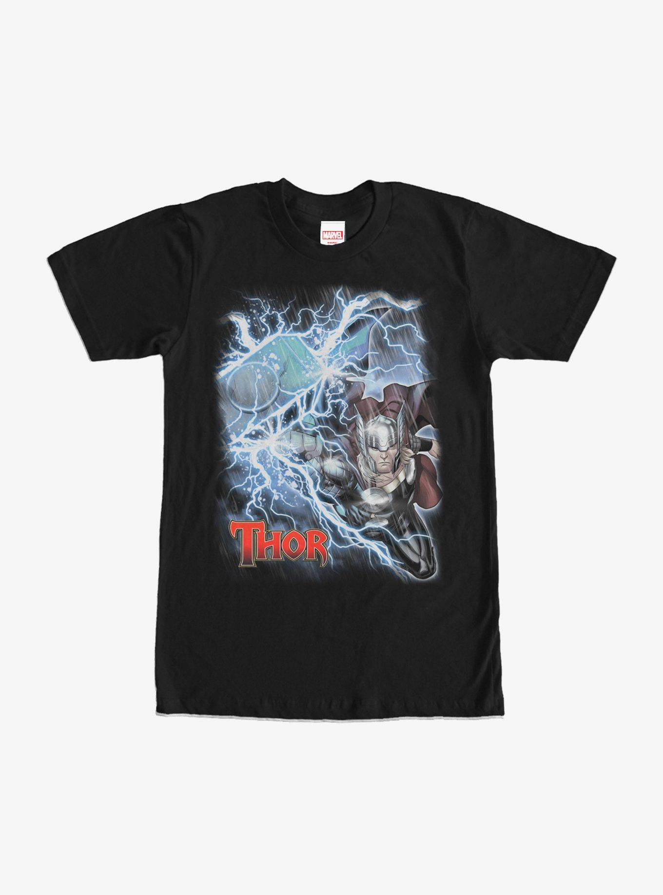 Marvel Thor Thunder T-Shirt, BLACK, hi-res