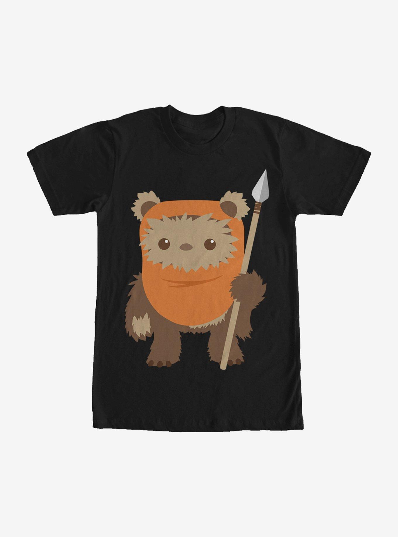 Star Wars Wicket Ewok Cartoon T-Shirt, , hi-res