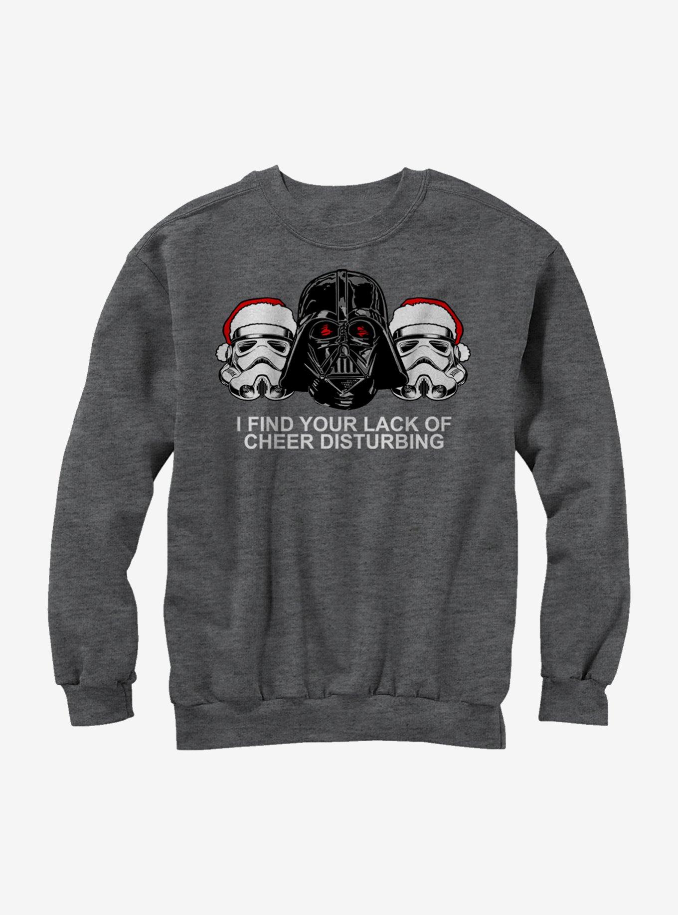 Star Wars Christmas Empire Lack of Cheer Sweatshirt, CHAR HTR, hi-res