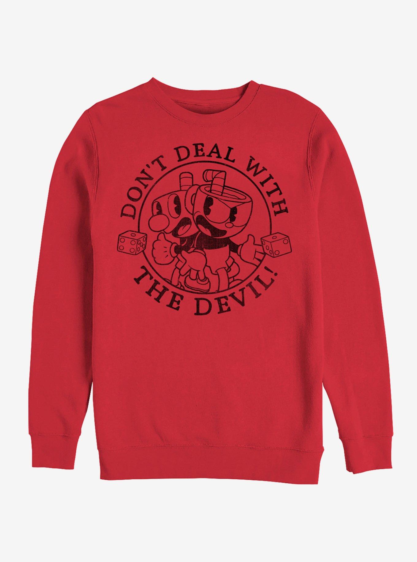 Cuphead Don't Deal With The Devil Frame Girls Sweatshirt