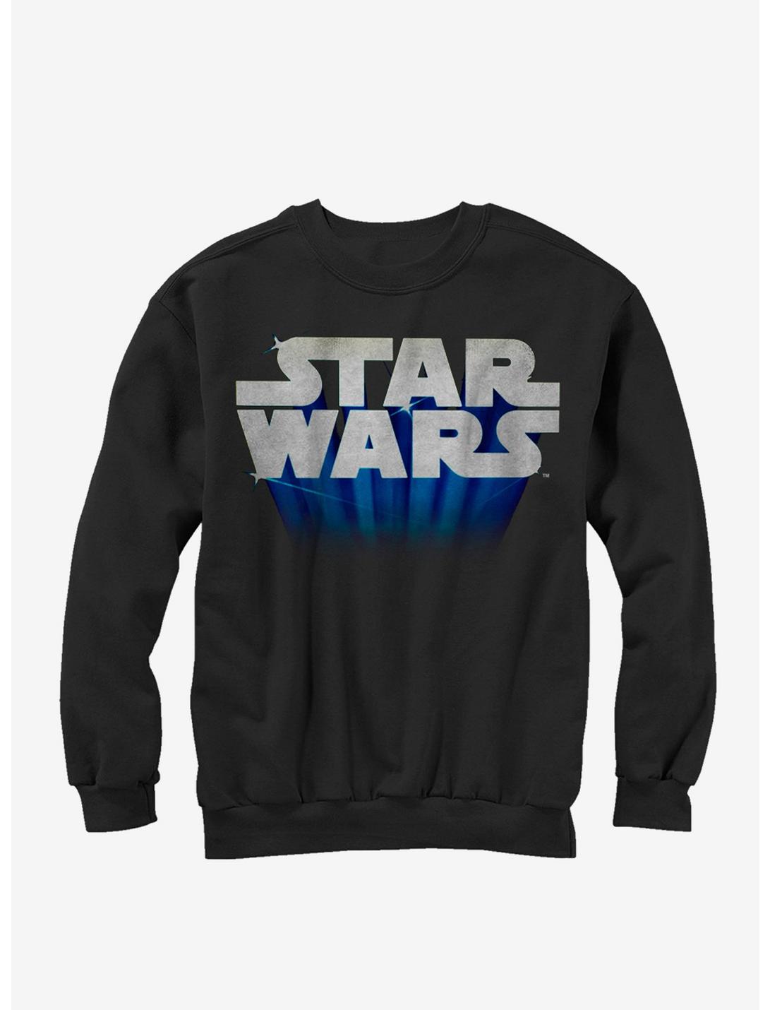 Star Wars Flying Logo Sweatshirt, BLACK, hi-res