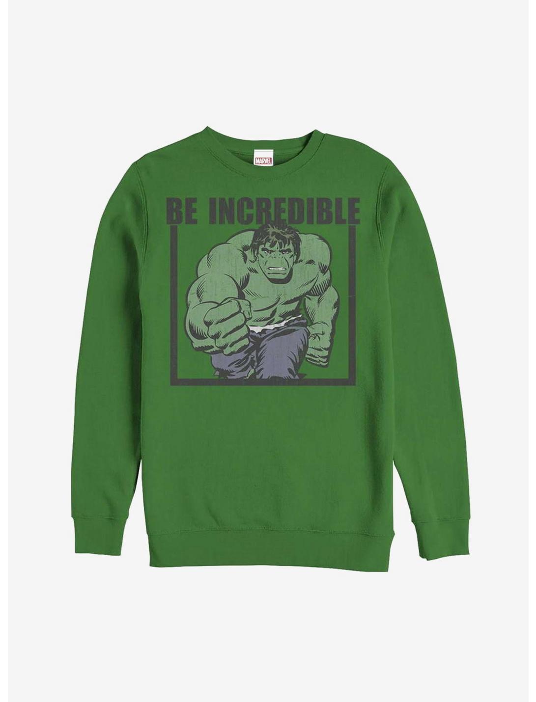 Marvel Hulk Be Incredible Sweatshirt, KELLY, hi-res