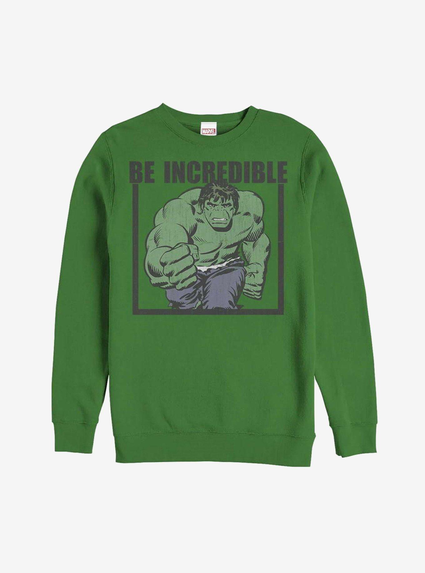 Marvel Hulk Be Incredible Sweatshirt, KELLY, hi-res