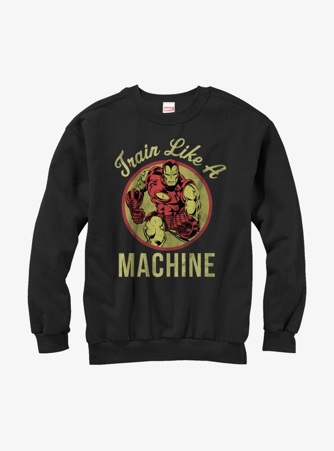 Marvel Iron Man Train Like a Machine Girls Sweatshirt, , hi-res