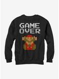 Nintendo Mario Game Over Sweatshirt, BLACK, hi-res