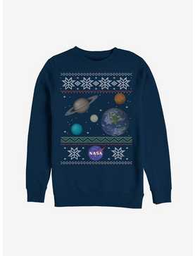 NASA Planet Ugly Christmas Sweater Print Sweatshirt, , hi-res