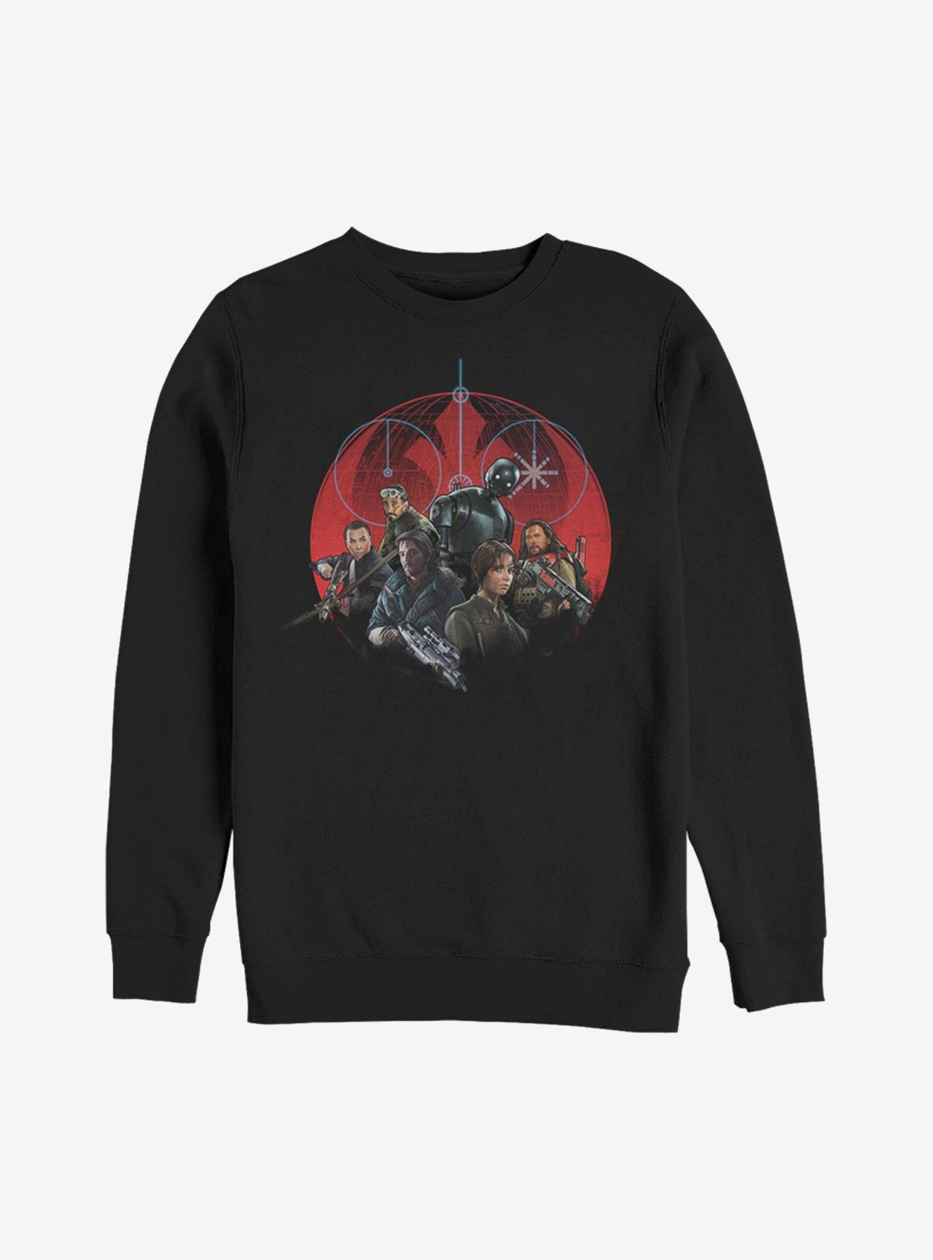 Star Wars Rebel Spy Group Shot Sweatshirt, BLACK, hi-res