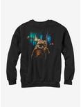 Star Wars Tree Village Wicket Ewok Sweatshirt, BLACK, hi-res