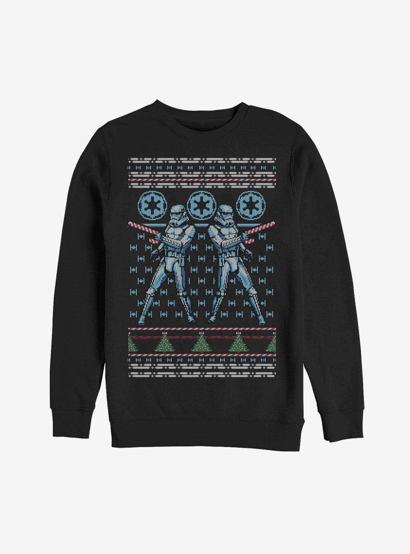 Star Wars Ugly Christmas Sweater Candy Stormtrooper Sweatshirt, BLACK, hi-res