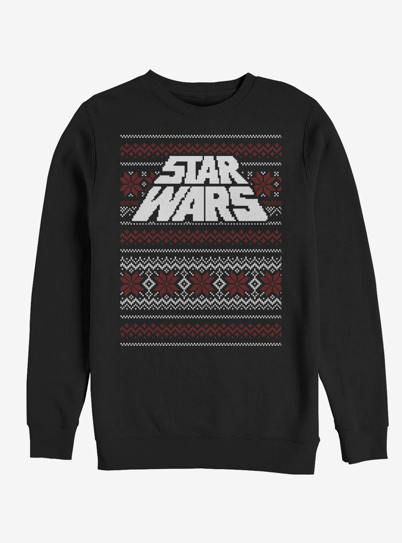 Star Wars Ugly Christmas Sweater Logo Sweatshirt