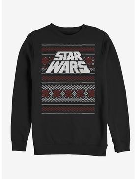 Star Wars Ugly Christmas Sweater Logo Sweatshirt, , hi-res