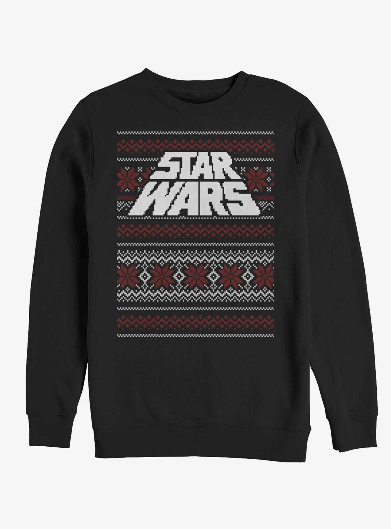 Star Wars Ugly Christmas Sweater Logo Sweatshirt, , hi-res
