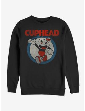 Plus Size Cuphead Vintage Circle Sweatshirt, , hi-res